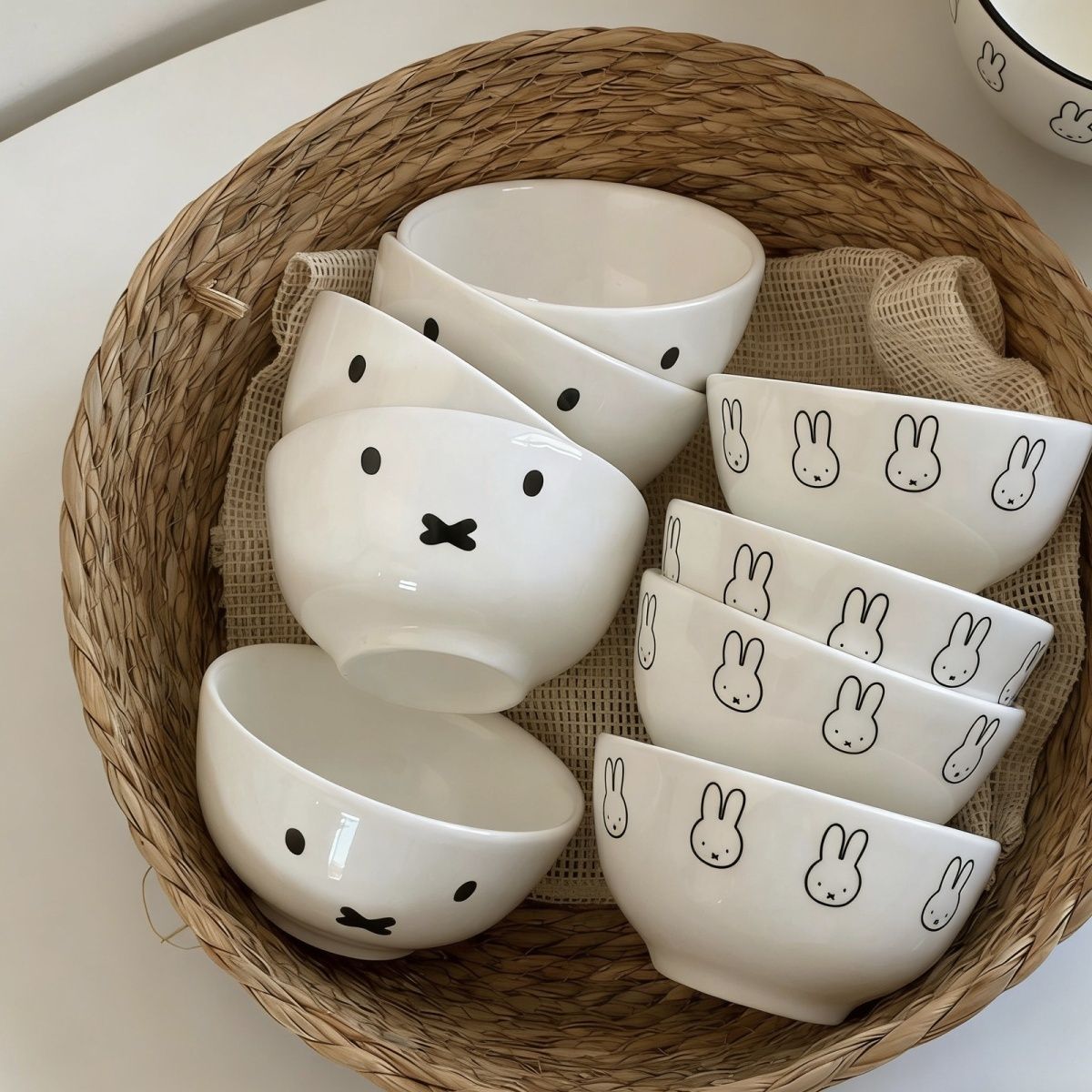Anime Cute Miffy Simple Cerami - Bamboo Cutlery recension och pris
