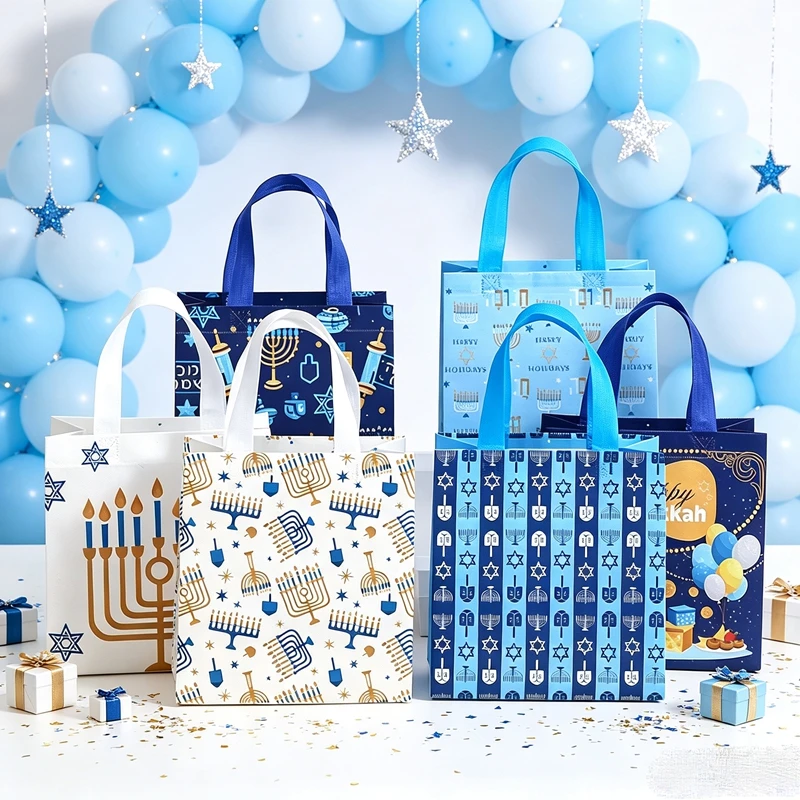 50Pcs Chic Jewish Holiday Non  - Reusable Bag recension och pris