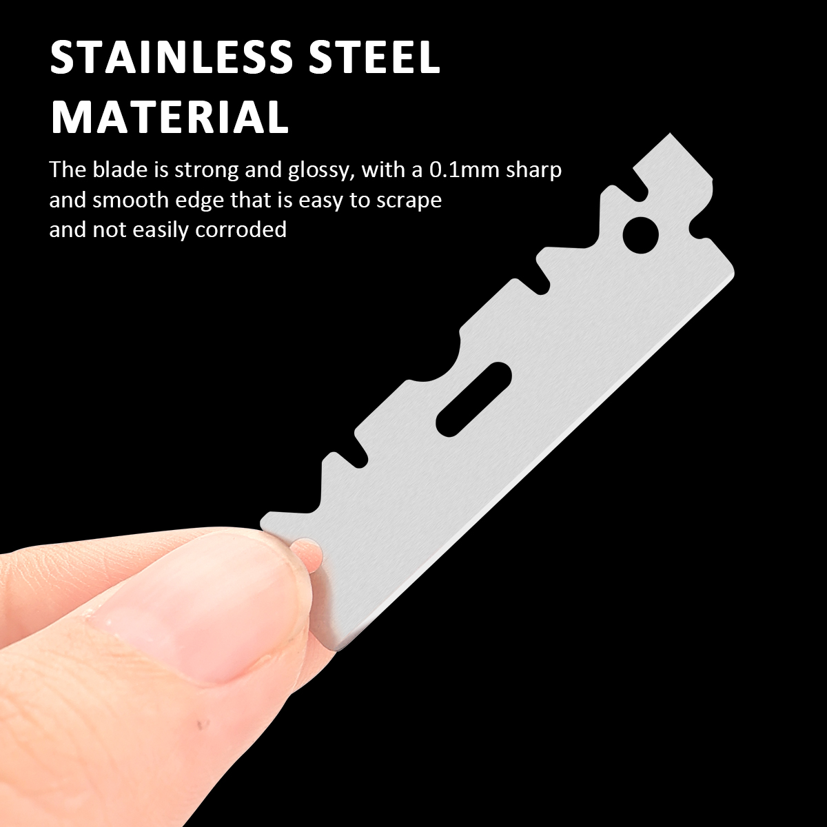 100pcs Stainless Steel Safety  - Safety Razor Handle recension och pris