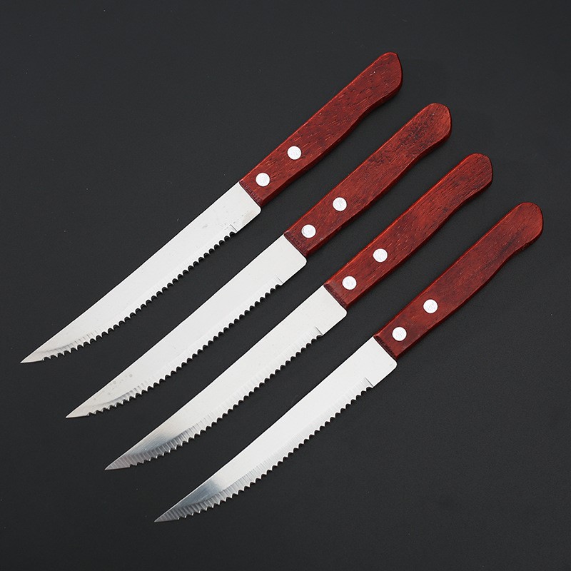 1-20 Pcs Stainless Steel Steak - Bamboo Cutlery recension och pris