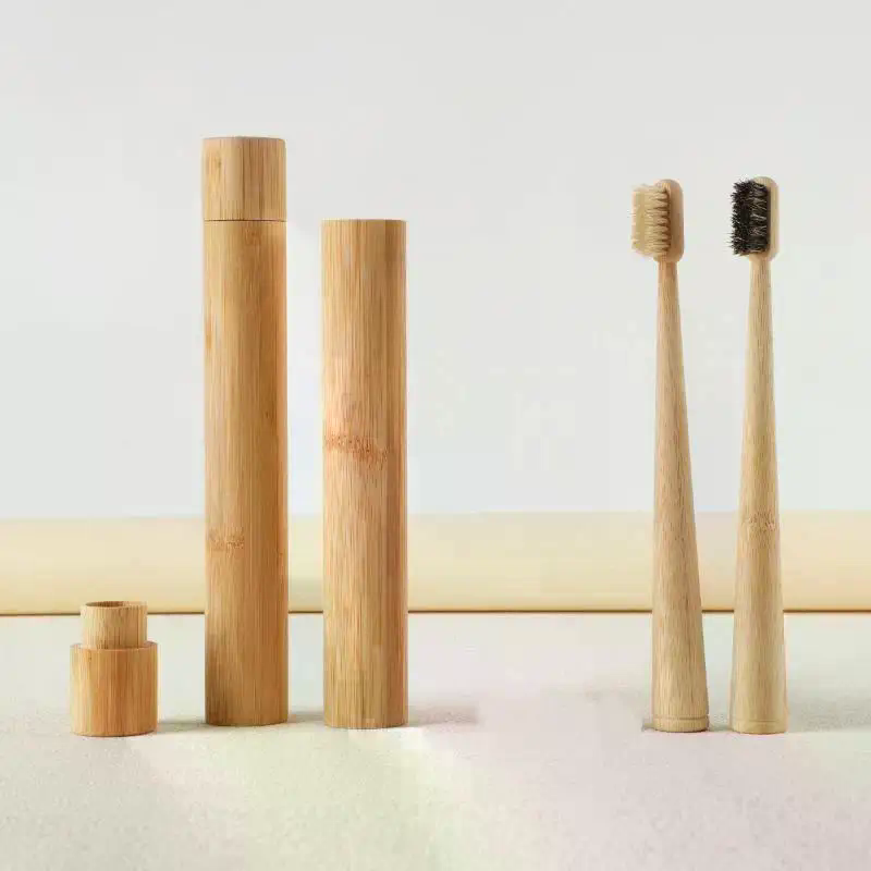 /ACR/1Pc/4Pcs Horse Bristle Ba - Bamboo Toothbrush recension och pris