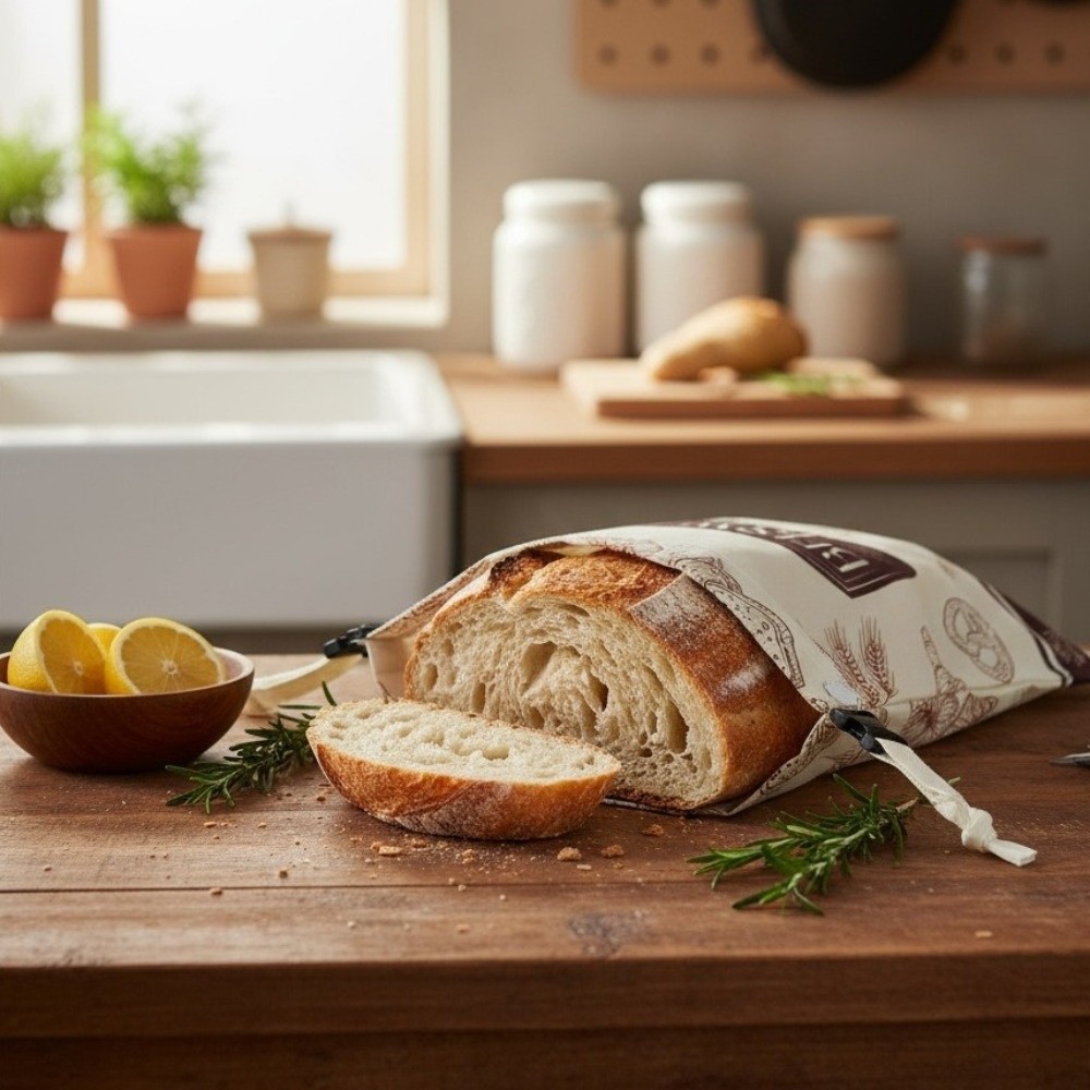 New Reusable Beeswax Bread Bag - Reusable Bag recension och pris