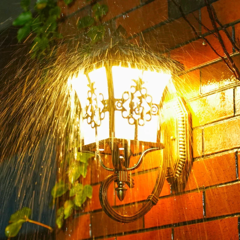 Outdoor European Style Solar P - Solar Garden Light recension och pris