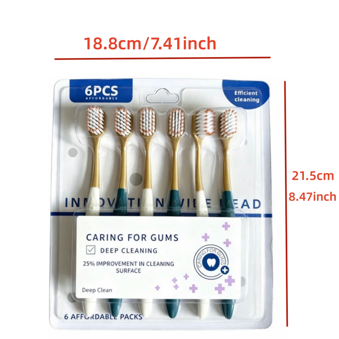 High Quality Wide Head Househo - Bamboo Toothbrush recension och pris