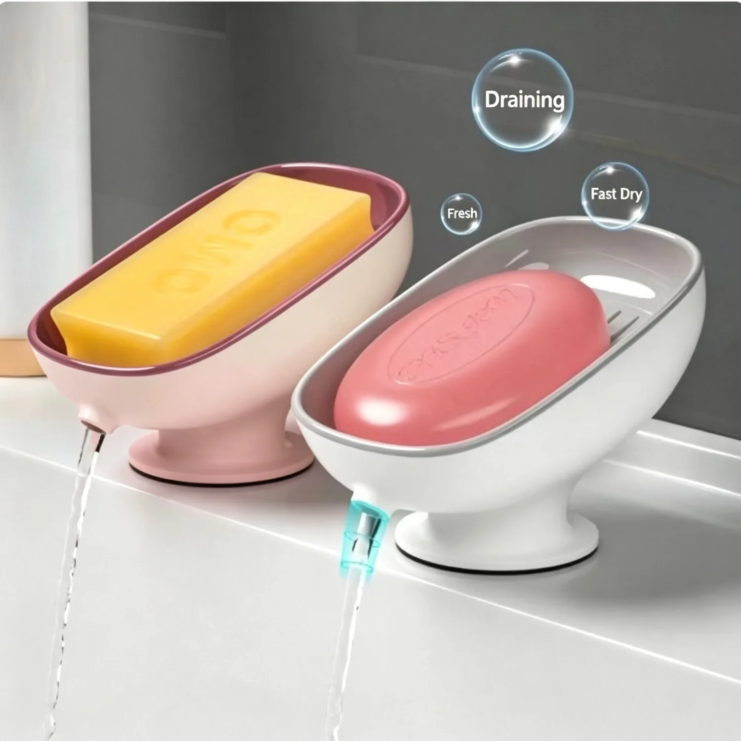 1pcs Drain Soap Holder Leaf Sh - Eco Sponge recension och pris
