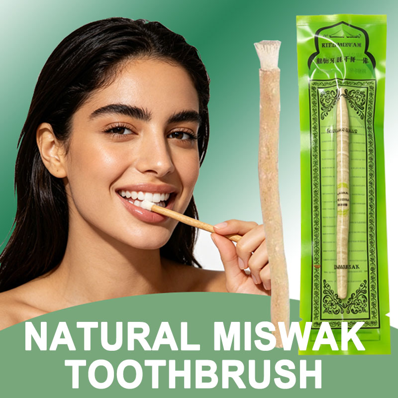 Natural Miswak Tootbrush Vacuu - Bamboo Toothbrush recension och pris