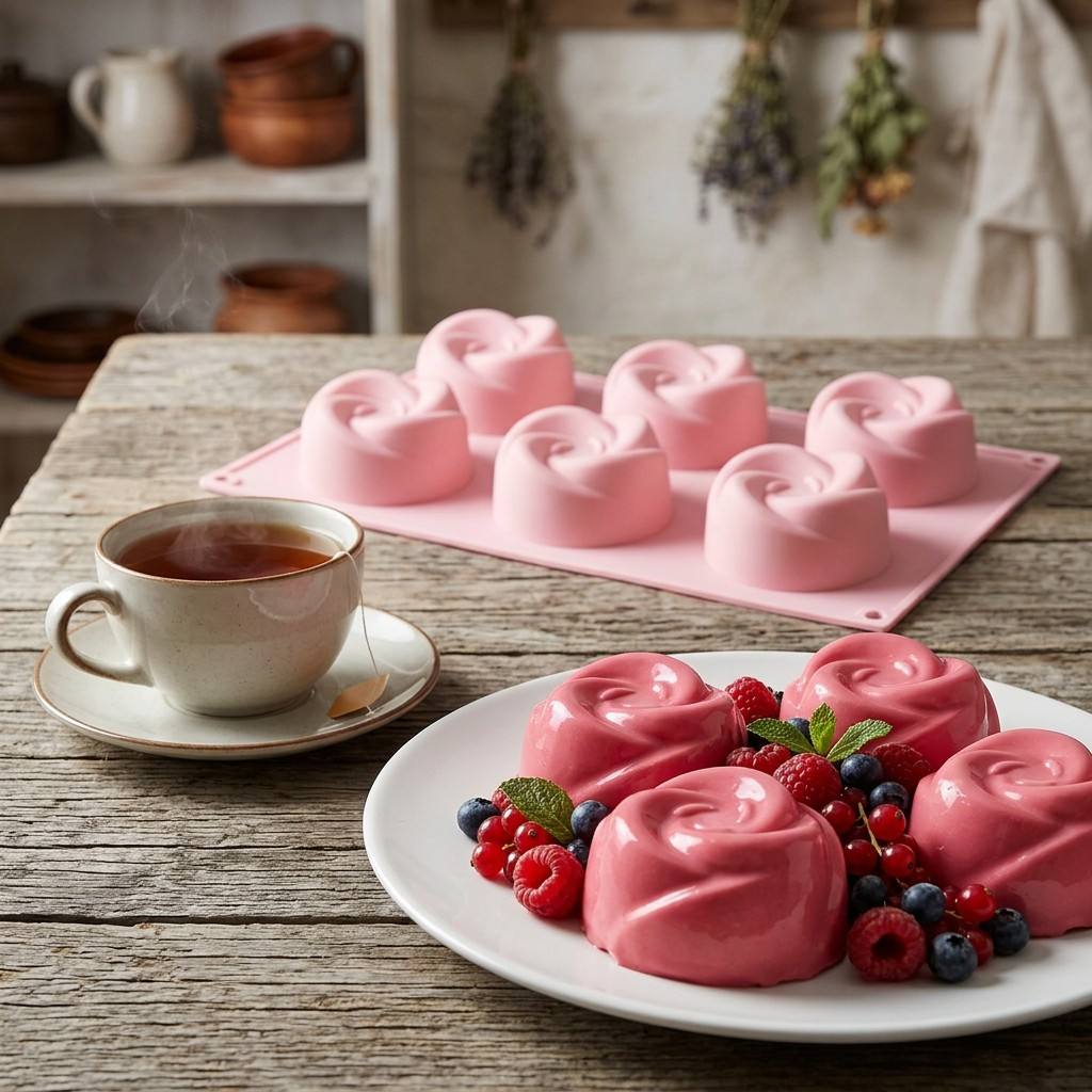 Food Grade 6-Cavity Rose Flowe - Eco Soap recension och pris