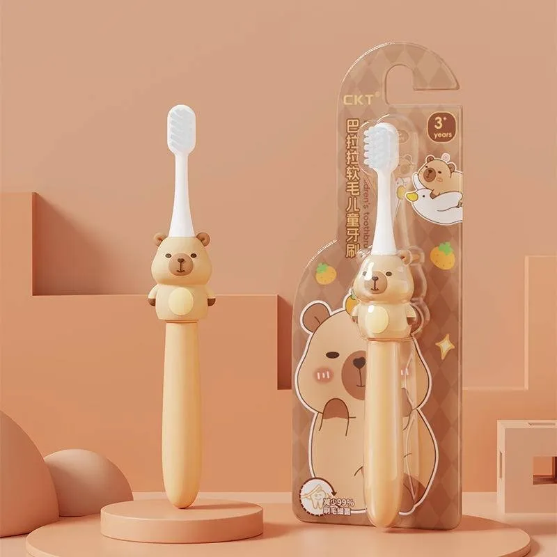 Capybara Baby Toothbrush Cute  - Bamboo Toothbrush recension och pris