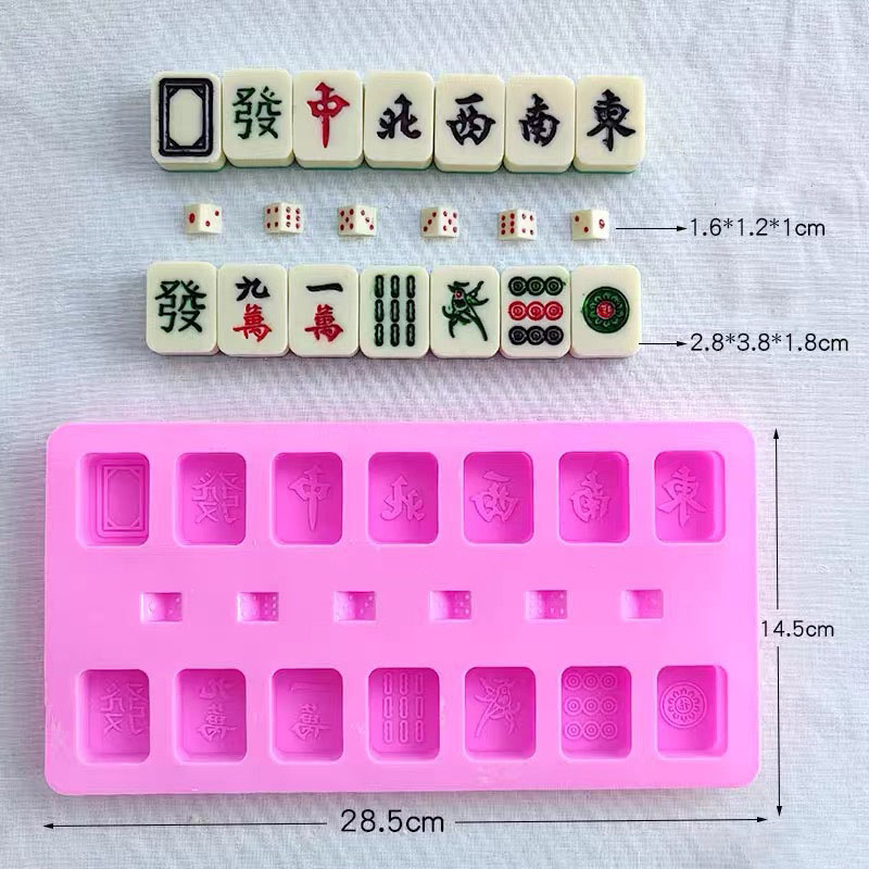 Chinese Mahjong Tile Set Silic - Eco Soap recension och pris