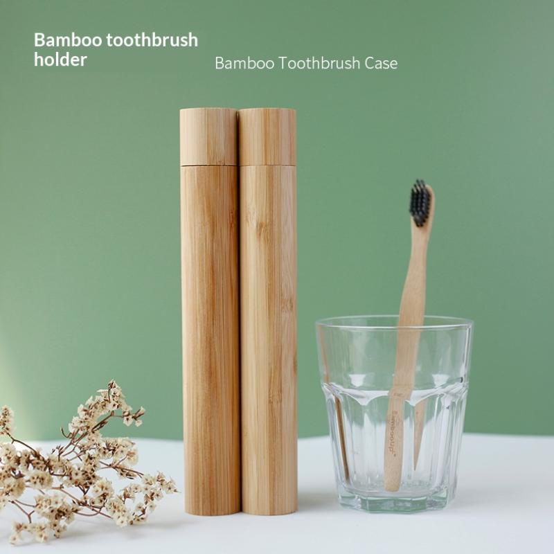 【A】Empty Bamboo Toothbrush Tub - Bamboo Toothbrush recension och pris