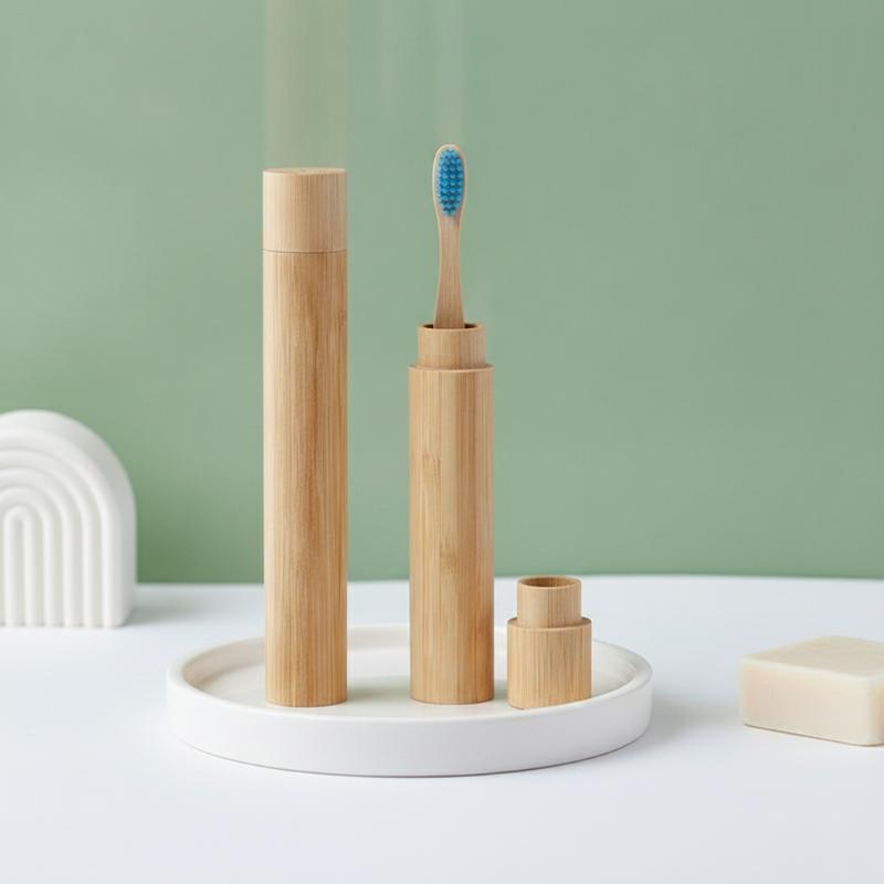 【A】Empty Bamboo Toothbrush Tub - Bamboo Toothbrush recension och pris