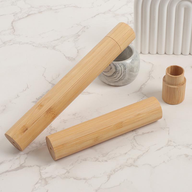 【A】Empty Bamboo Toothbrush Tub - Bamboo Toothbrush recension och pris